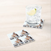 Aangepaste 4 collage-foto's kartonnen onderzetters (Insitu)