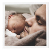 Aangepaste 4 foto Beste vader ooit Moderne Vaderda Kubus (Voorkant)