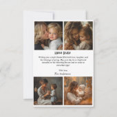 Aangepaste 4 foto collage Pasen ansichtkaarten Kaart (Voorkant)