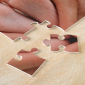 Aangepaste 4 Foto Collage Schattige Baby Legpuzzel (Zijkant)