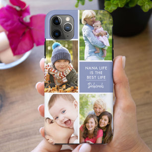 Aangepaste 4 Foto Oma Leven is het Beste Leven Bla Case-Mate iPhone Case