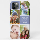 Aangepaste 4 Foto Oma Leven is het Beste Leven Bla Case-Mate iPhone Case (Achterkant)