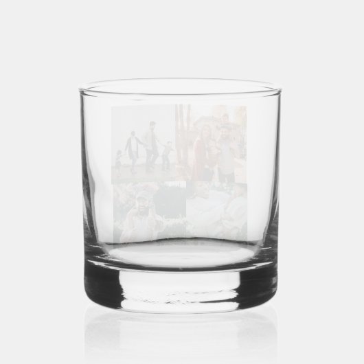 Aangepaste 4 foto whisky glas (Achterkant)