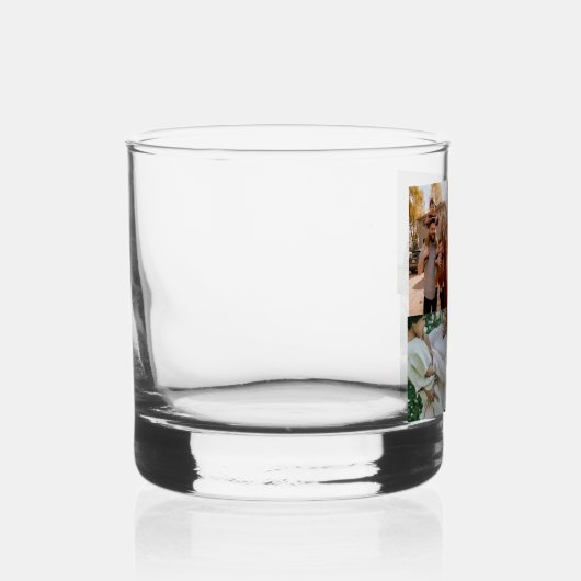 Aangepaste 4 foto whisky glas (Rechts)