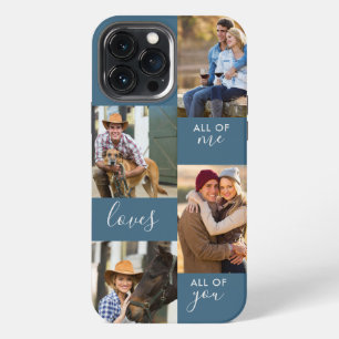 Aangepaste 4 foto's Allemaal van mij houdt van all iPhone 13 Pro Max Hoesje