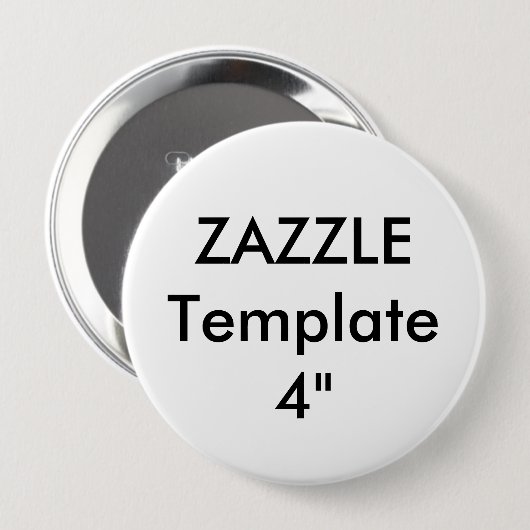 Aangepaste 4-inch ronde Button (Voorkant /achterkant)