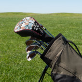 Aangepaste 4 Photo Collage Unieke Grootvader Gift Golfheadcover (Insitu)