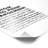 Aangepaste 4 "x6" Portret Fotovergroting Print Foto Afdruk (Hoek)