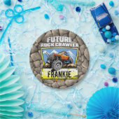 Aangepaste 4x4 Future Rock Crawler | Gepersonalise Papieren Bordje (Feest)