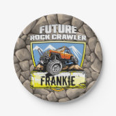Aangepaste 4x4 Future Rock Crawler | Gepersonalise Papieren Bordje (Voorkant)