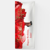 Aangepaste 50e jaarbanner spandoek (Verticaal)