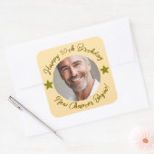 Aangepaste 50e verjaardag Dank u Gift Sticker | fo (Envelop)