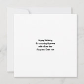 Aangepaste 50e verjaardag Foto Sjabloon Modern (Achterkant)