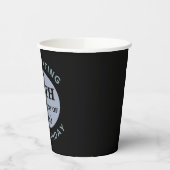 Aangepaste 50e verjaardag Humor Papieren Bekers (Links)