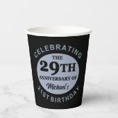 Aangepaste 50e verjaardag Humor Papieren Bekers (Voorkant)