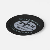 Aangepaste 50e verjaardag Humor Papieren Bordje (Gekanteld)