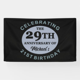 Aangepaste 50e verjaardag Humor Spandoek