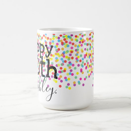 Aangepaste 50e verjaardag mok (Center)