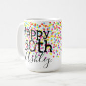 Aangepaste 50e verjaardag mok (Voorkant links)