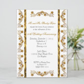 Aangepaste 50ste verjaardagsuitnodigingen kaart (Staand voorkant)