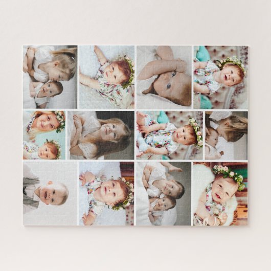 Aangepaste 520 Piece Multi Photo Collage Legpuzzel (Horizontaal)