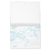 Aangepaste 5,5" L x 7" W Sakura Deco Kalender (Jan 2027)