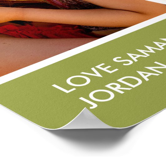 Aangepaste 5 foto-collage MOM U bent de beste Poster (Hoek)