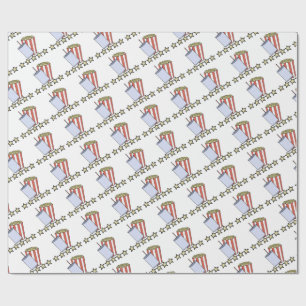 Aangepaste 5 sterren filmrecensie Popcorn-drankfil Cadeaupapier