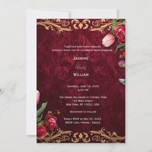 Aangepaste 5x7 Matte Invitation Kaart (Voorkant)