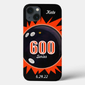 Aangepaste 600 Bowling-reeks, telefoondraagtas Case-Mate iPhone Case (Achterkant)