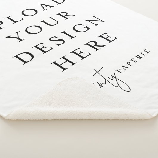 Aangepaste 60 x 80-inch Sherpa Blanket, groot Sherpa Deken (3/4)