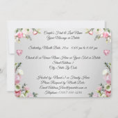 Aangepaste, 60e bruiloft Jubileum Party Uitnodigin Kaart (Achterkant)