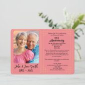 Aangepaste 60e Diamond Jubilee Jubileum Invitation Feestdagenkaart (Staand voorkant)