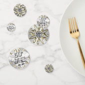 Aangepaste 60e Jubileum tafel Confetti (Groep)