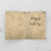 Aangepaste 60e verjaardag  gejuich tot 60 jaar kaart (Binnen)