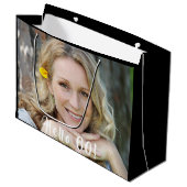 Aangepaste 60e verjaardag hallo 60 groot cadeauzakje (Voorkant Gekanteld)