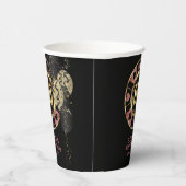 Aangepaste 60e verjaardag Vegas Style Papieren Bekers (Rechts)