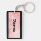 Aangepaste 63e verjaardag Acrylische Sleutelhanger (achterkant)