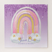 Aangepaste 676-puntenjIGSAW-kerstregenboogji Legpuzzel (Verticaal)