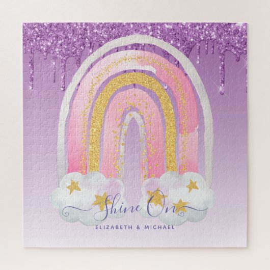 Aangepaste 676-puntenjIGSAW-kerstregenboogji Legpuzzel (Verticaal)