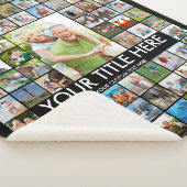 Aangepaste 69 foto-Collage Aangepaste kleur Sherpa Deken (3/4)