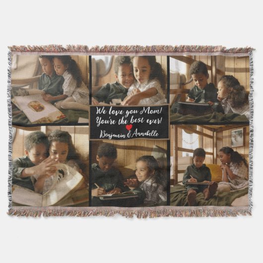 Aangepaste 6 Blanket voor foto-collage-projectiel Deken (Voorkant)