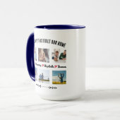 Aangepaste 6 Familie Foto Mok (Voorkant links)