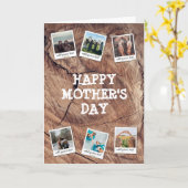 Aangepaste 6 foto Aangepaste Moederdag voor Collag Kaart (Gele Bloem)