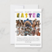 Aangepaste 6 foto collage Easter briefkaart (Voorkant)