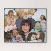 Aangepaste 6 foto collage puzzel - gepersonaliseer (Horizontaal)
