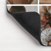 Aangepaste 6 Fotocollage Gepersonaliseerde Familie Muismat (Hoek)