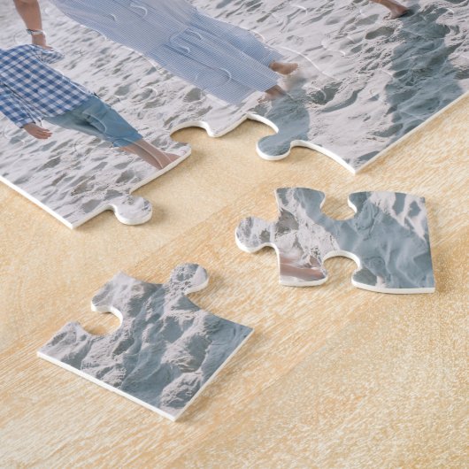 Aangepaste 6-foto's galerij - Aangepaste afbeeldin Legpuzzel (Zijkant)