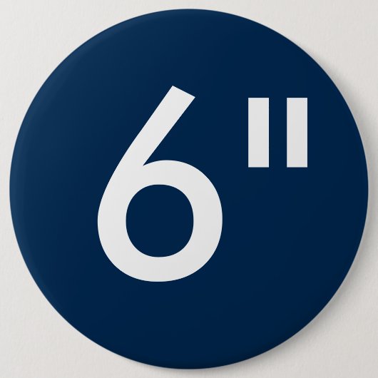 Aangepaste 6-inch kolossale Button lege Sjabloon (Voorkant)