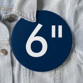 Aangepaste 6-inch kolossale Button lege Sjabloon (In situ)